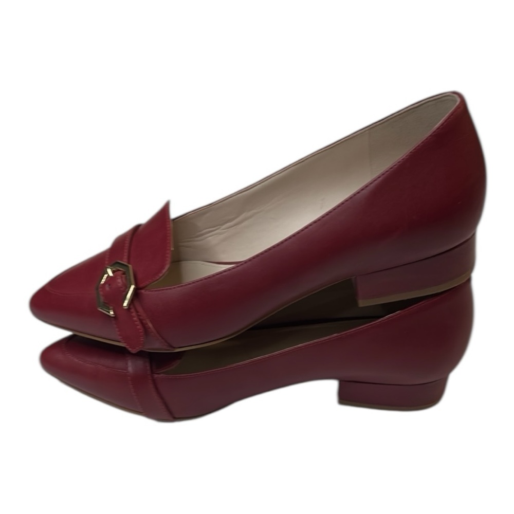 Cole Haan Leela Skimmer Red Leather Flat Size 8B - Picture 9 of 15